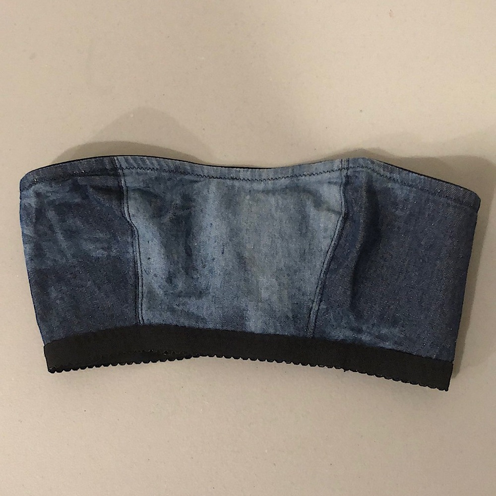 Urban Outfitters | Out From Under | Denim Cage Bra Size Small
